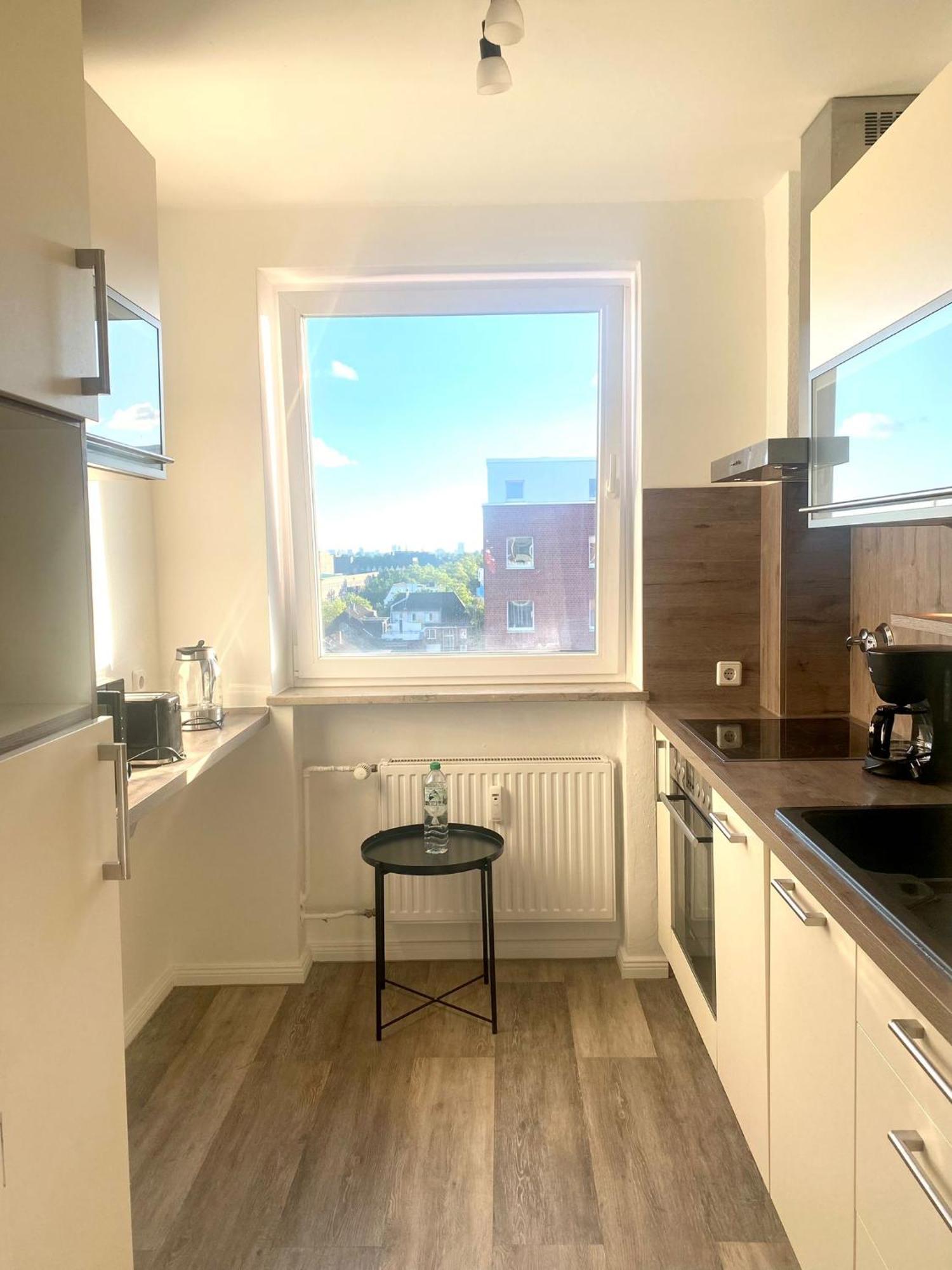 Zentrales Neues Apartment Hamburg Bagian luar foto